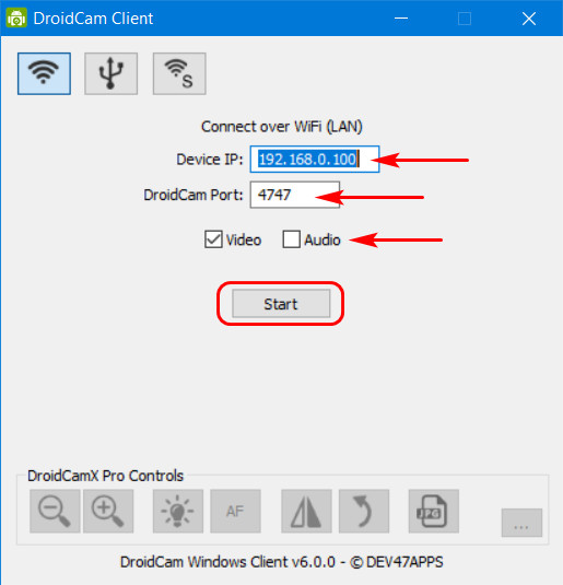 Как использовать телефон как камеру для компьютера Как использовать телефон как камеру для компьютера